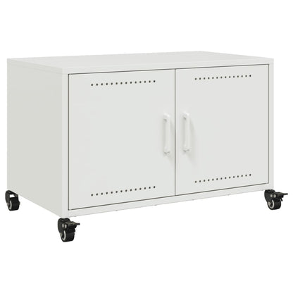 Tv-meubel 68x39x43,5 cm staal wit