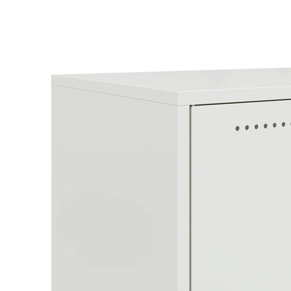 Tv-meubel 68x39x43,5 cm staal wit