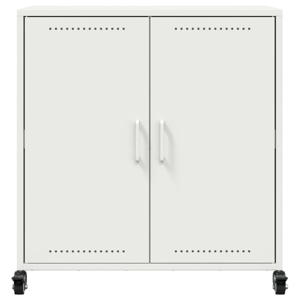Dressoir 68,5x39x72 cm koudgewalst staal wit