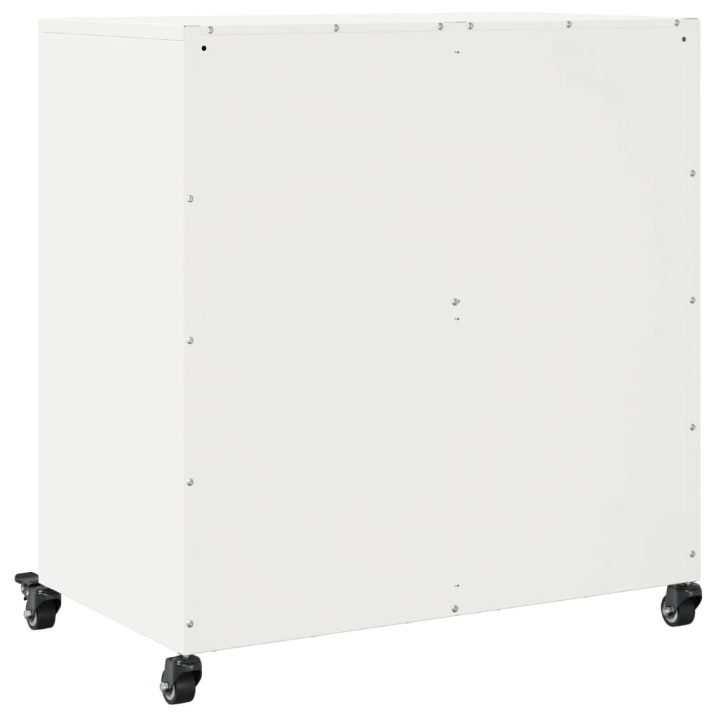Dressoir 68,5x39x72 cm koudgewalst staal wit