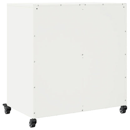 Dressoir 68,5x39x72 cm koudgewalst staal wit