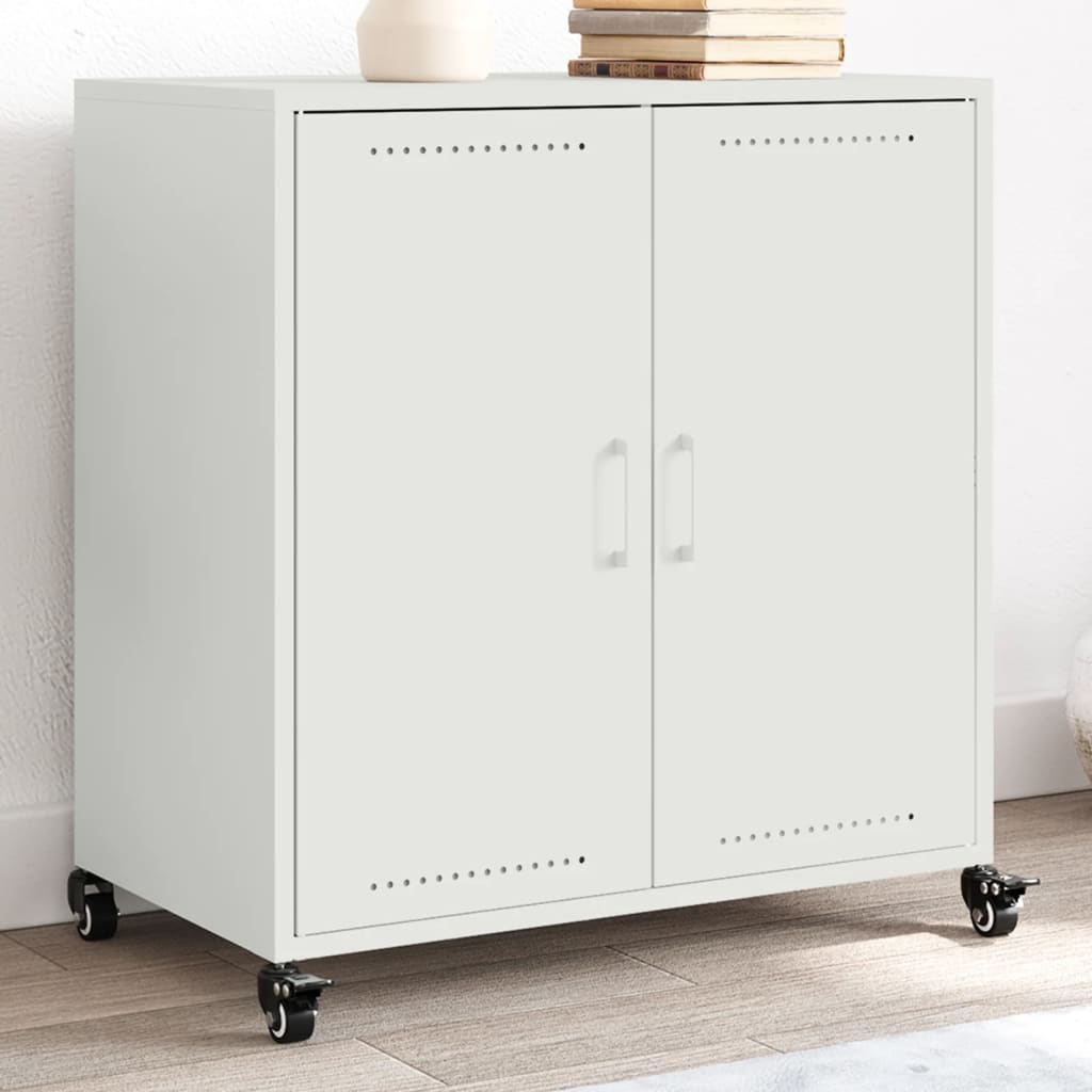 Dressoir 68,5x39x72 cm koudgewalst staal wit