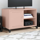 TV cabinet 68x39x43.5 cm steel pink