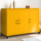 Sideboard 100.5x39x72 cm steel mustard yellow