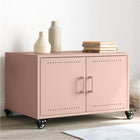 Coffee table 68x50x43.5 cm steel pink