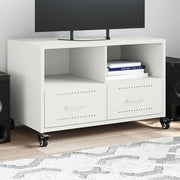Tv-meubel 68x39x43,5 cm staal wit