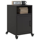 Nightstands 2 pcs 36x39x59 cm steel black