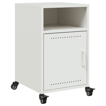 Nachtkastjes 2 st 36x39x59 cm staal wit