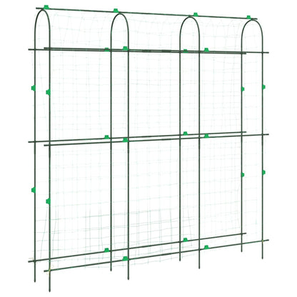Plantenklimrek U-vorm 181x31x182,5 cm staal