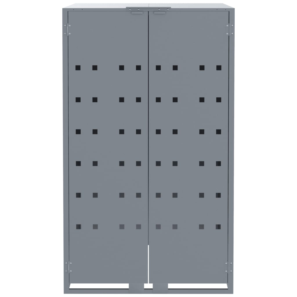 Containerberging voor 1 container 69x79x117 cm staal grijs