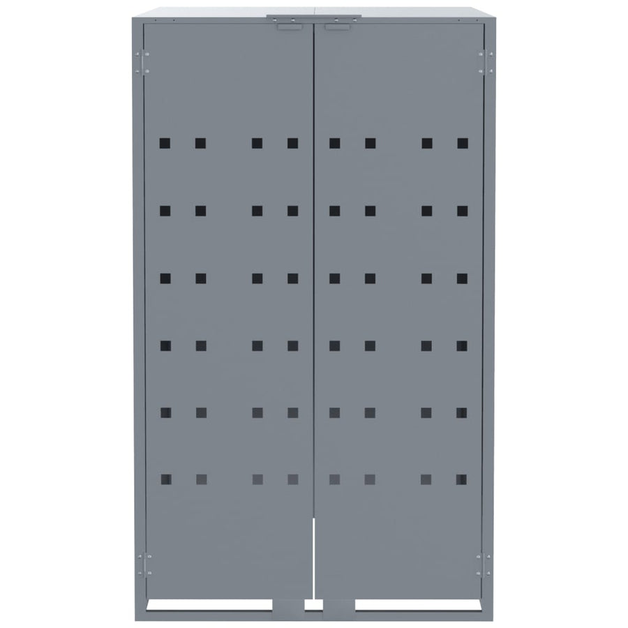 Containerberging voor 1 container 69x79x117 cm staal grijs