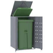 Containerberging 1 container 69x79x117 cm staal grijs