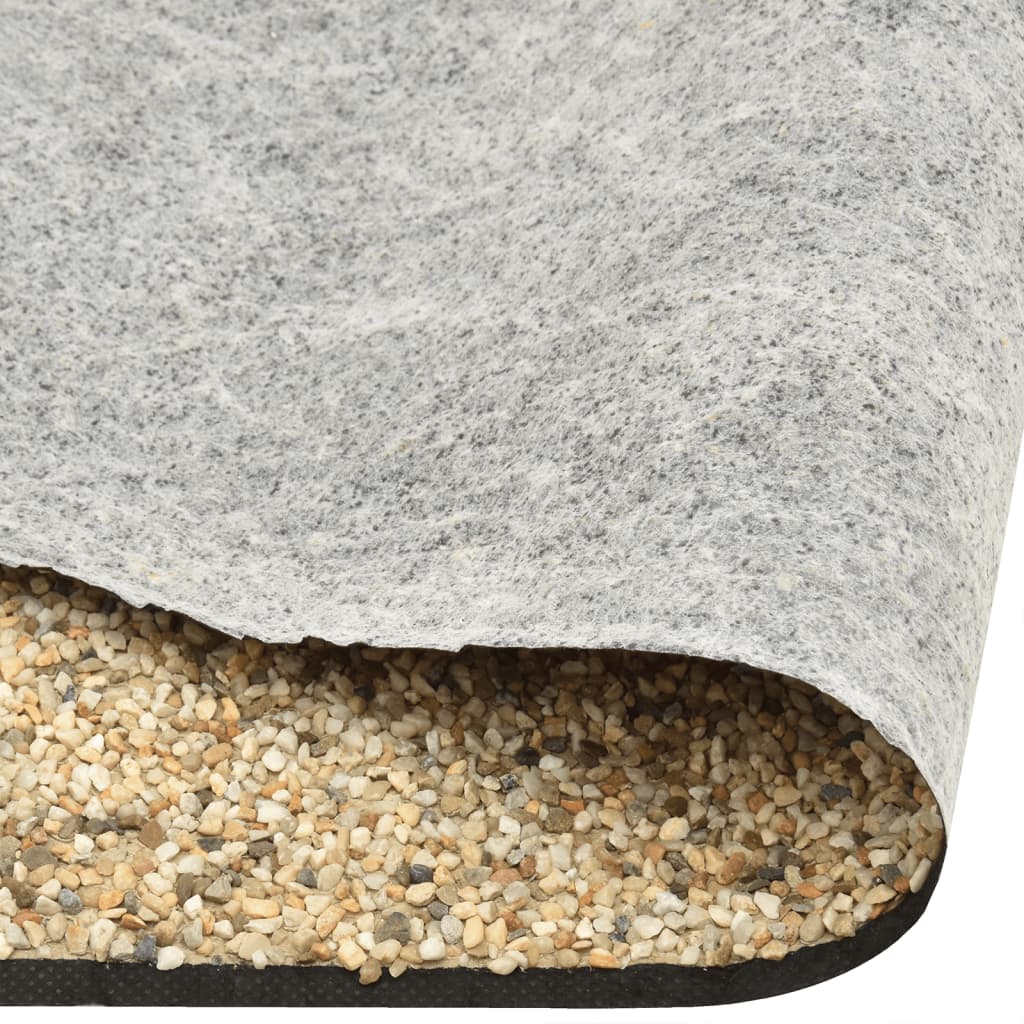 Grindfolie 500x100 cm natuurlijk zandkleurig