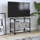 Tv-meubel 60x35x51 cm bewerkt hout grijs sonoma