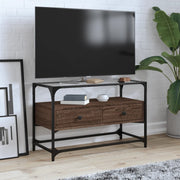 Tv-meubel 80x35x51 cm hout bruin eikenkleurig