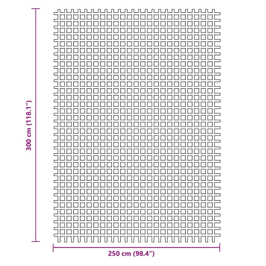 Tenttapijt 3X2,5 M Kleurig 3 x 2.5 m