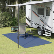 Tenttapijt 4x2 m blauw polyester
