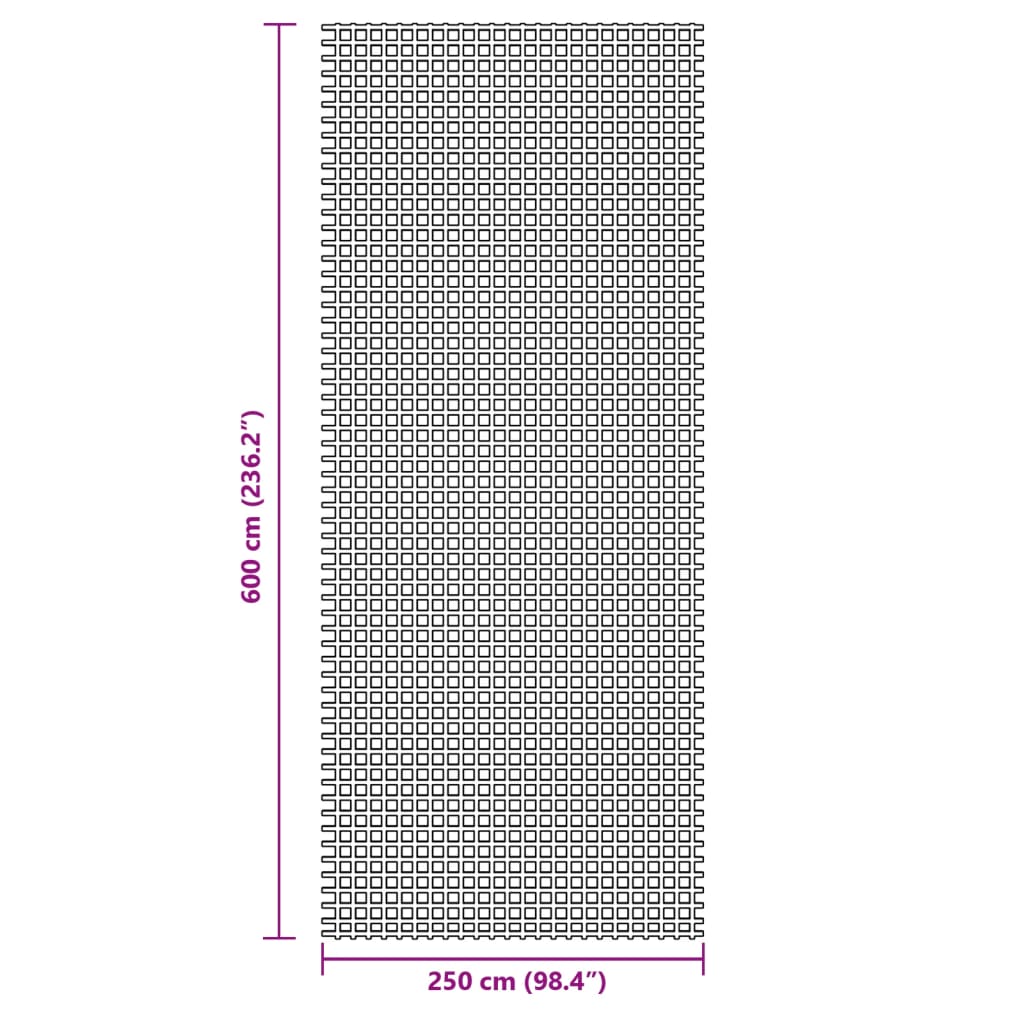 Tenttapijt 6X2,5 M 6 x 2.5 m