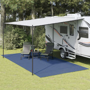 Tenttapijt 6x3 m blauw polyester PVC-coating