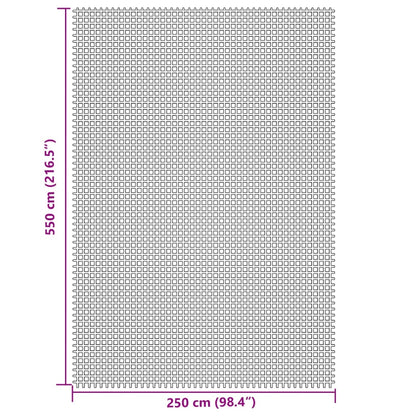 Kampeerkleed 5,5x2,5 m crèmekleurig