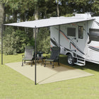 Tenttapijt 6x3 m crèmekleurig polyester PVC