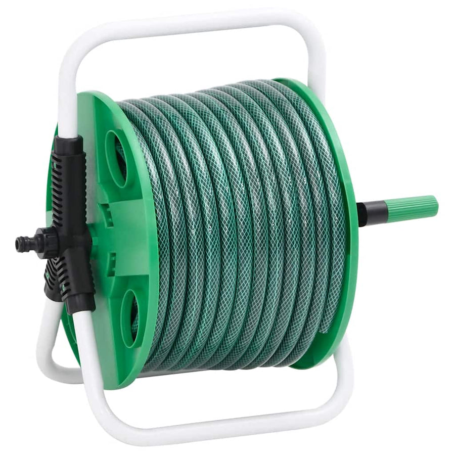 Slanghaspel Met Slangkoppelset 0,75" 20 M Vrijstaand Pvc Groen 1 45 m 20 m (0.75'')