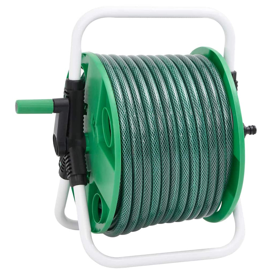 Slanghaspel Met Slangkoppelset 0,75" 20 M Vrijstaand Pvc Groen 1 45 m 20 m (0.75'')