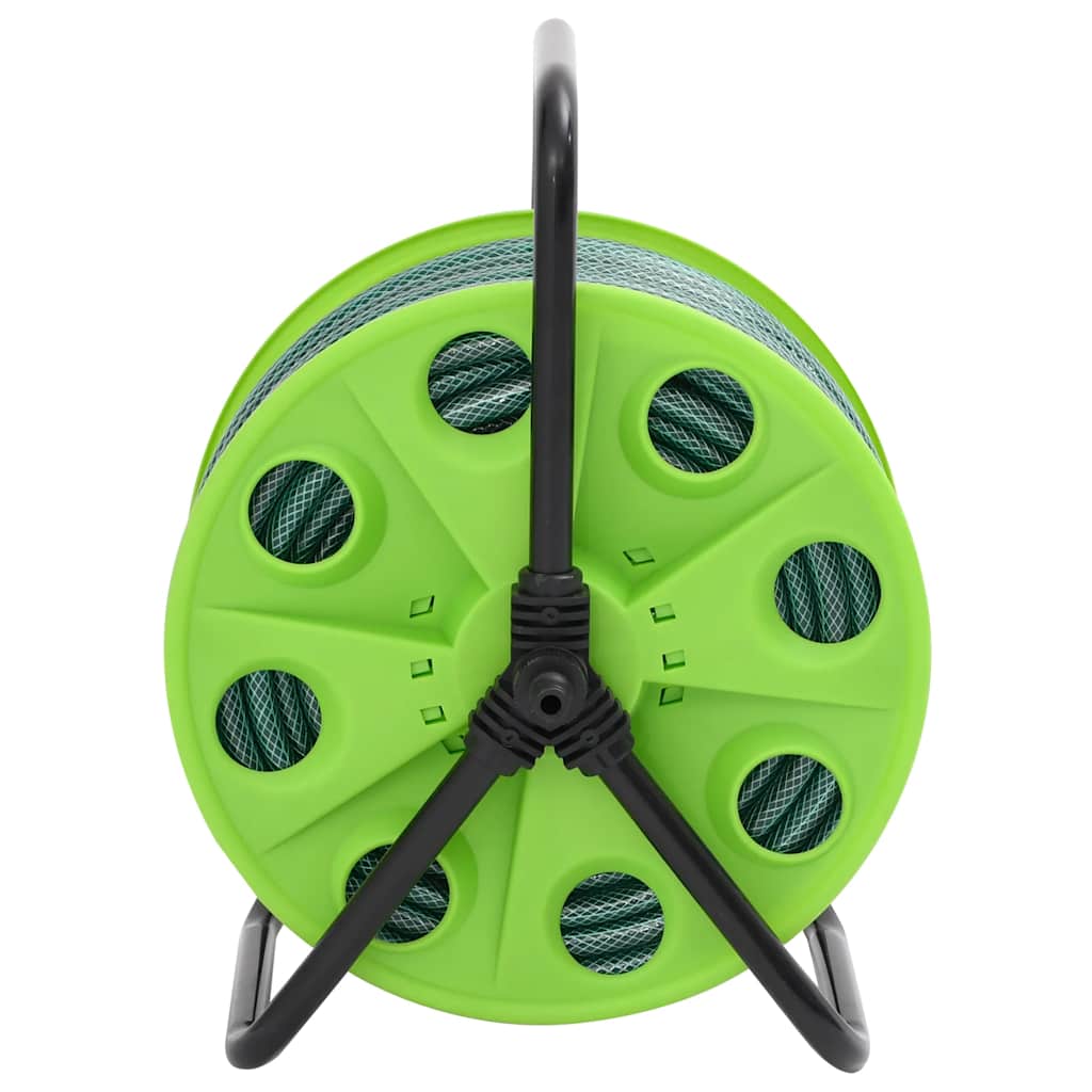 Slanghaspel Met Slangkoppelset 0,5" 20 M Vrijstaand Pvc Groen 1 50 m 20 m (0.5'')