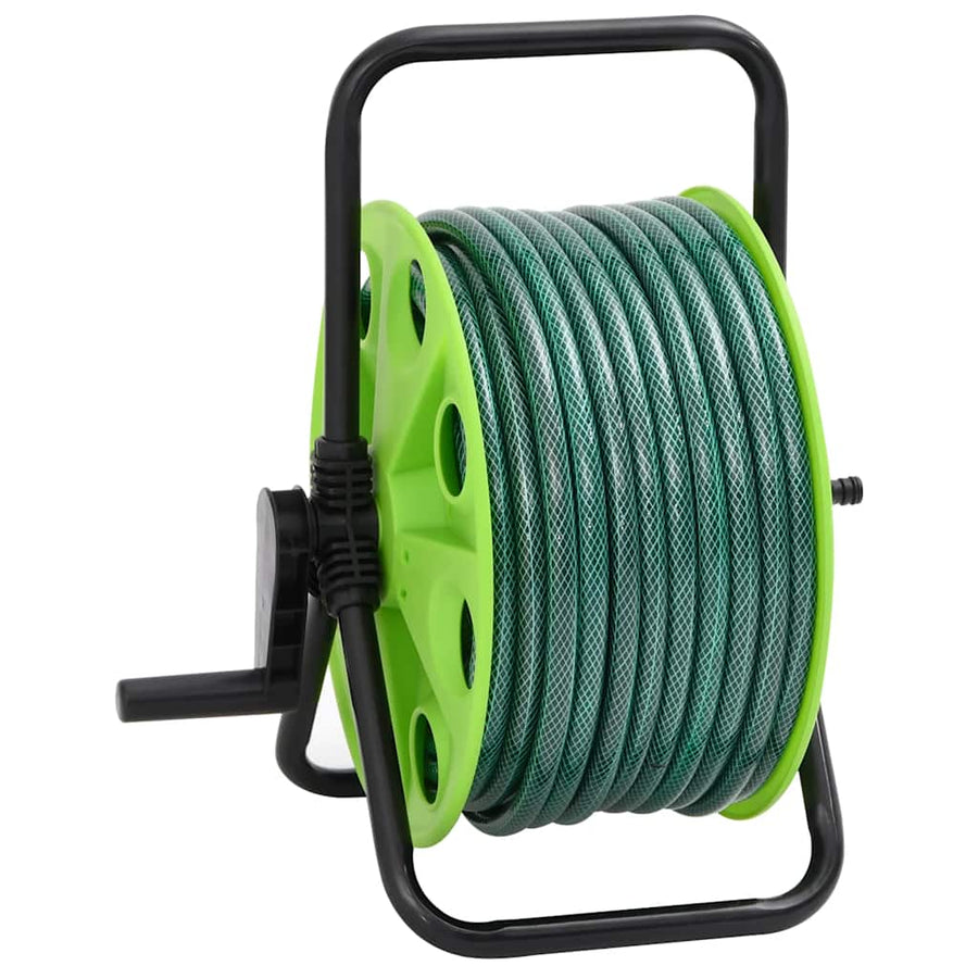 Slanghaspel Met Slangkoppelset 0,5" 20 M Vrijstaand Pvc Groen 1 50 m 20 m (0.5'')