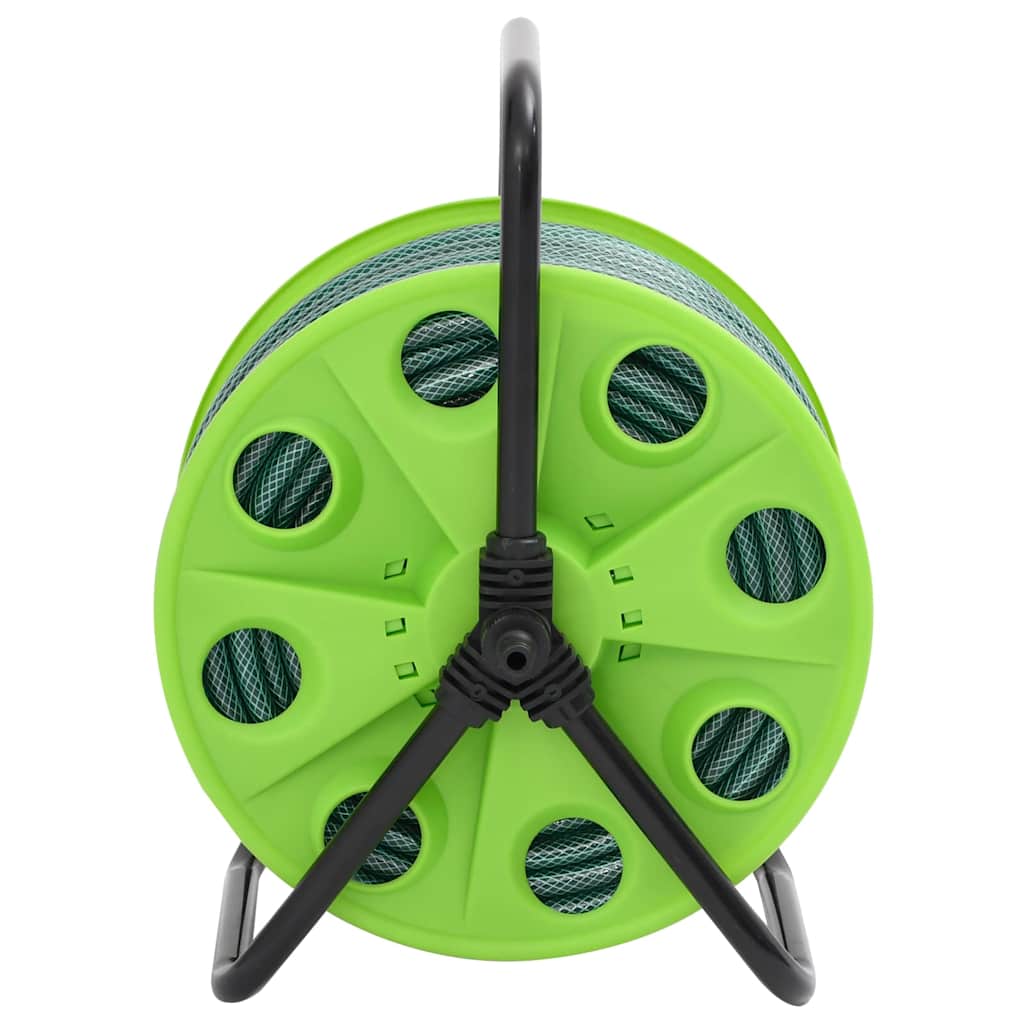 Slanghaspel Met Slangkoppelset 0,75" 20 M Vrijstaand Pvc Groen 1 50 m 20 m (0.75'')