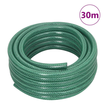 Slanghaspelkar en slangkoppelset 0,5" vrijstaand 30 m PVC groen