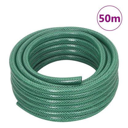 Slanghaspelkar en slangkoppelset 0,5" vrijstaand 50 m PVC groen