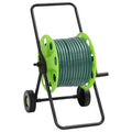 Slanghaspelkar en slangkoppelset 0,75" staand 30 m PVC groen