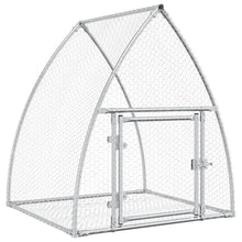 Konijnenhok 100X105X120 Cm Gegalvaniseerd Staal Zilverkleurig