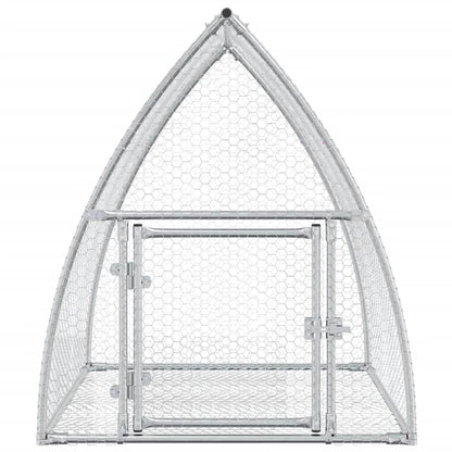 Konijnenhok 100X105X120 Cm Gegalvaniseerd Staal Zilverkleurig