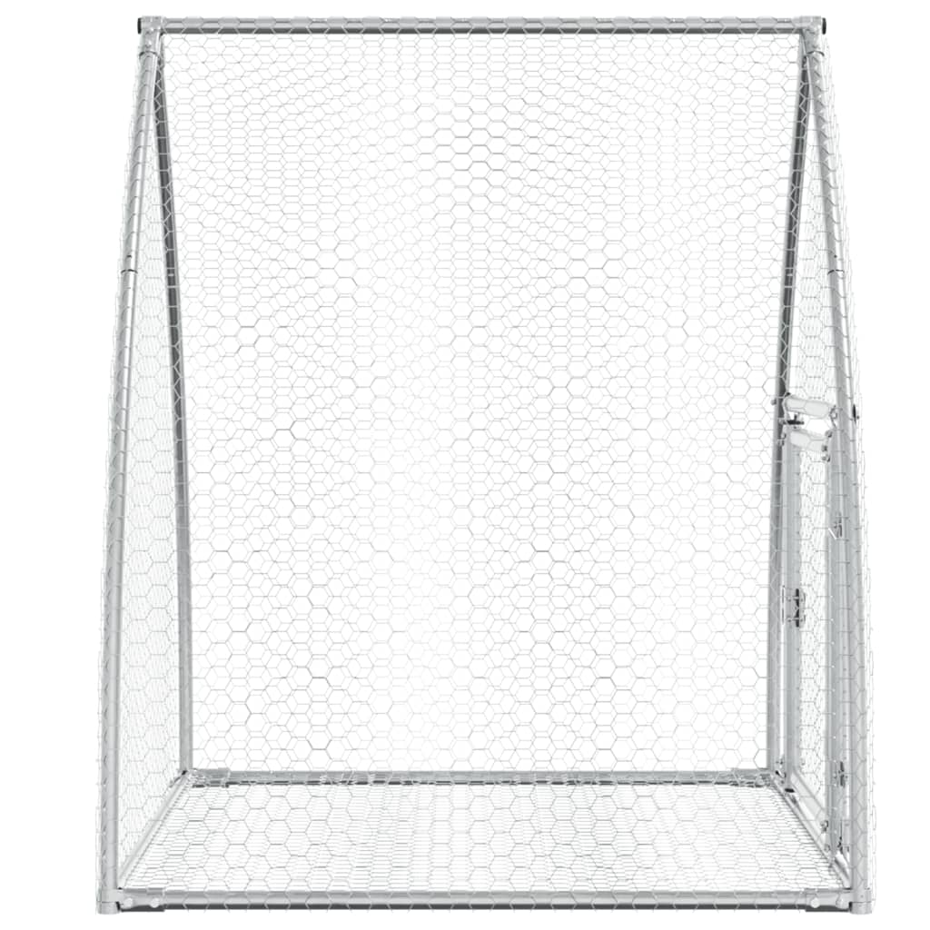 Konijnenhok 100X105X120 Cm Gegalvaniseerd Staal Zilverkleurig