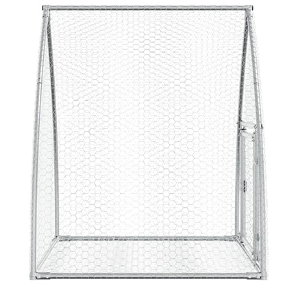 Konijnenhok 100X105X120 Cm Gegalvaniseerd Staal Zilverkleurig