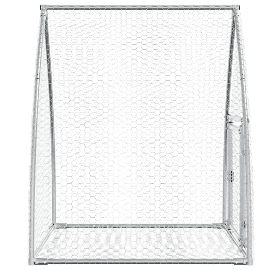 Konijnenhok 100X105X120 Cm Gegalvaniseerd Staal Zilverkleurig