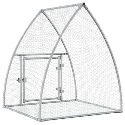 Konijnenhok 100X105X120 Cm Gegalvaniseerd Staal Zilverkleurig