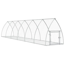 Konijnenkooi 600X105X120 Cm Gegalvaniseerd Staal Zilverkleurig