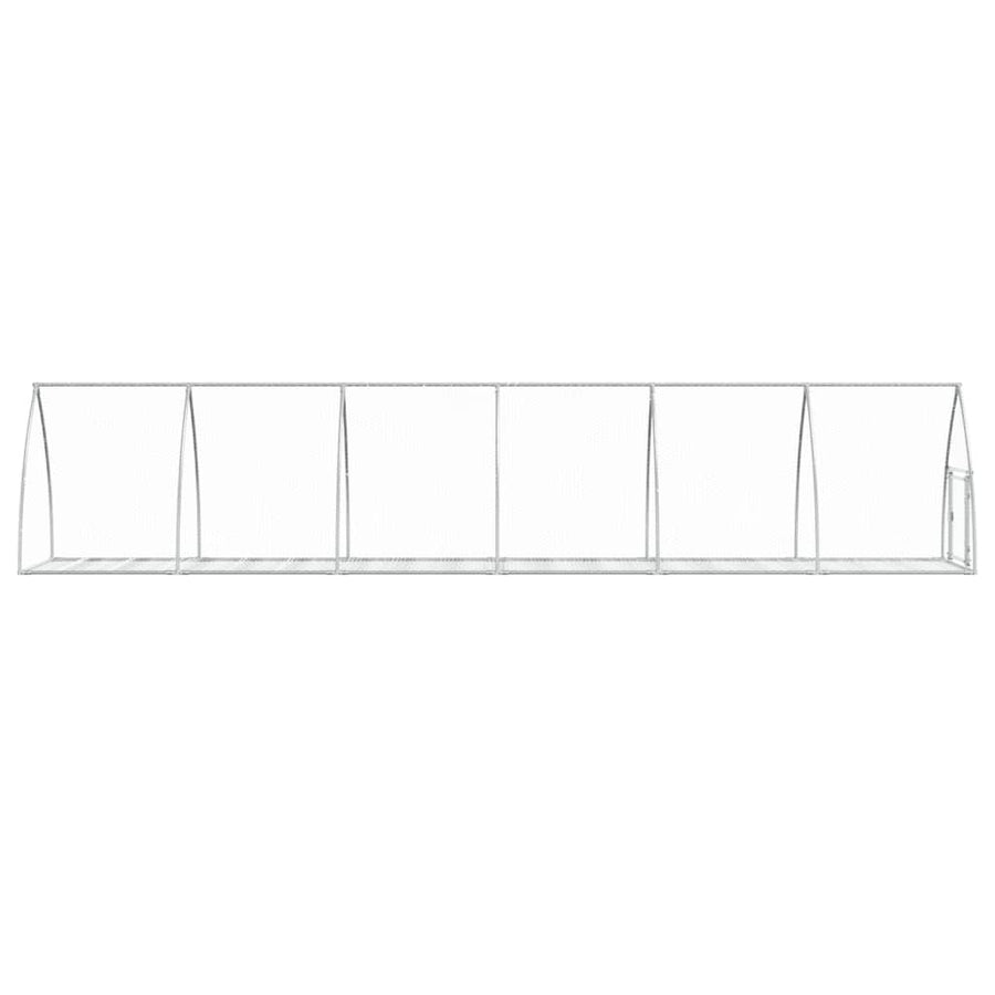 Konijnenkooi 600X105X120 Cm Gegalvaniseerd Staal Zilverkleurig
