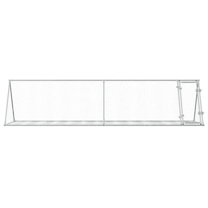 Konijnenkooi 400X105X91 Cm Gegalvaniseerd Staal Zilverkleurig