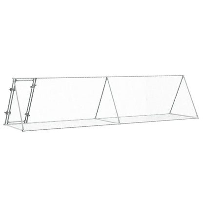 Konijnenkooi 400X105X91 Cm Gegalvaniseerd Staal Zilverkleurig