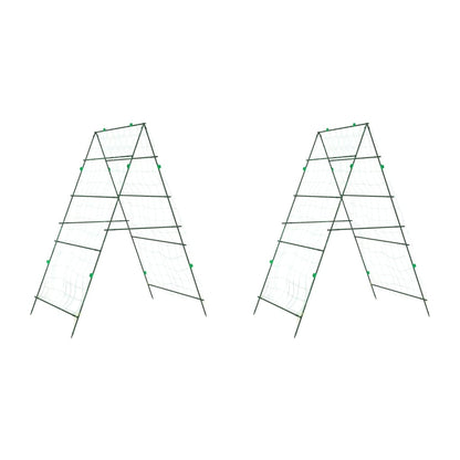 Plantenklimrekken 2 st A-frame staal
