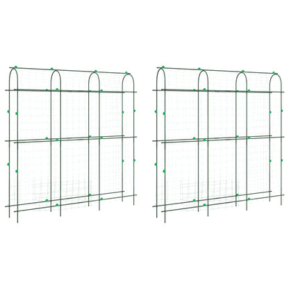 Plantenklimrekken 2 st U-frame staal