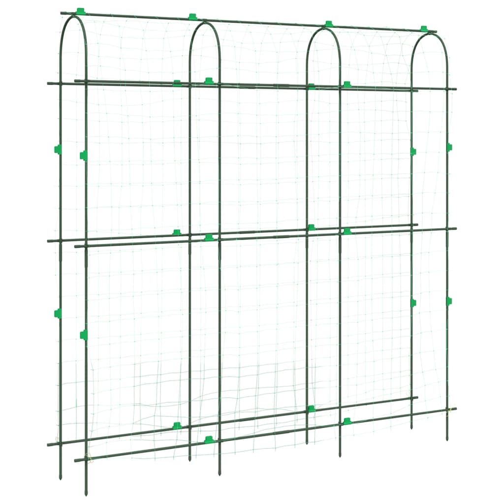 Plantenklimrekken 3 st U-frame staal