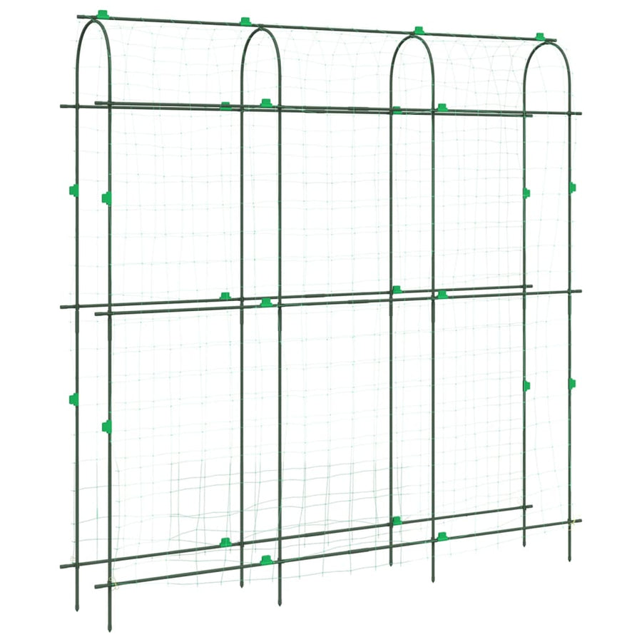 Plantenklimrekken 3 st U-frame staal