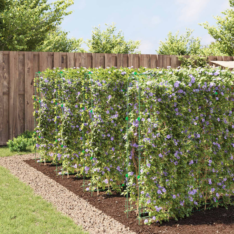 Plantenklimrekken 4 st U-frame staal
