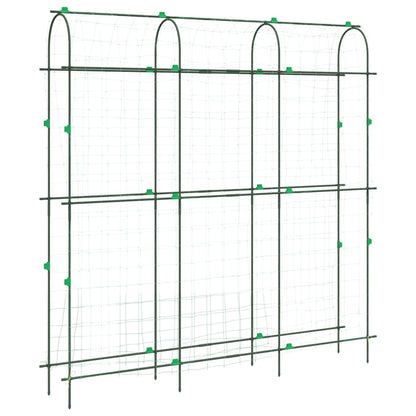 Plantenklimrekken 4 st U-frame staal