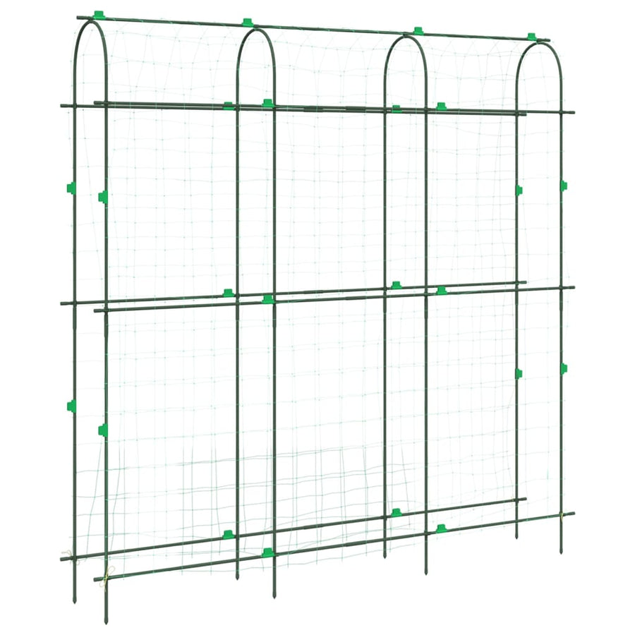 Plantenklimrekken 4 st U-frame staal